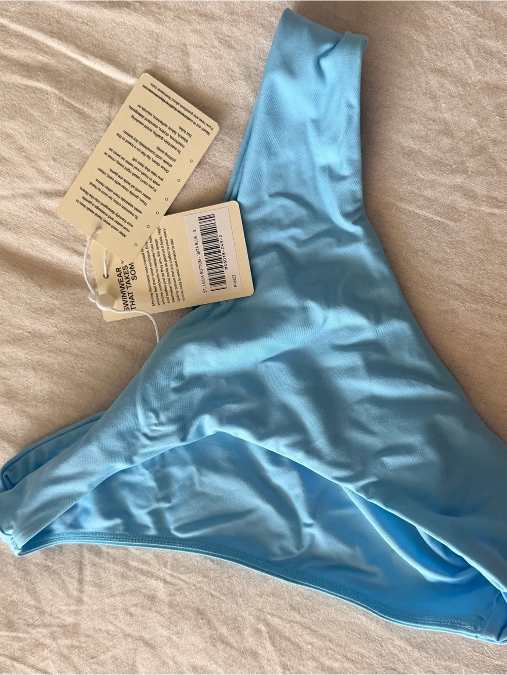 Monday Swimwear St. Lucia Bottom - Ibiza Blue Small